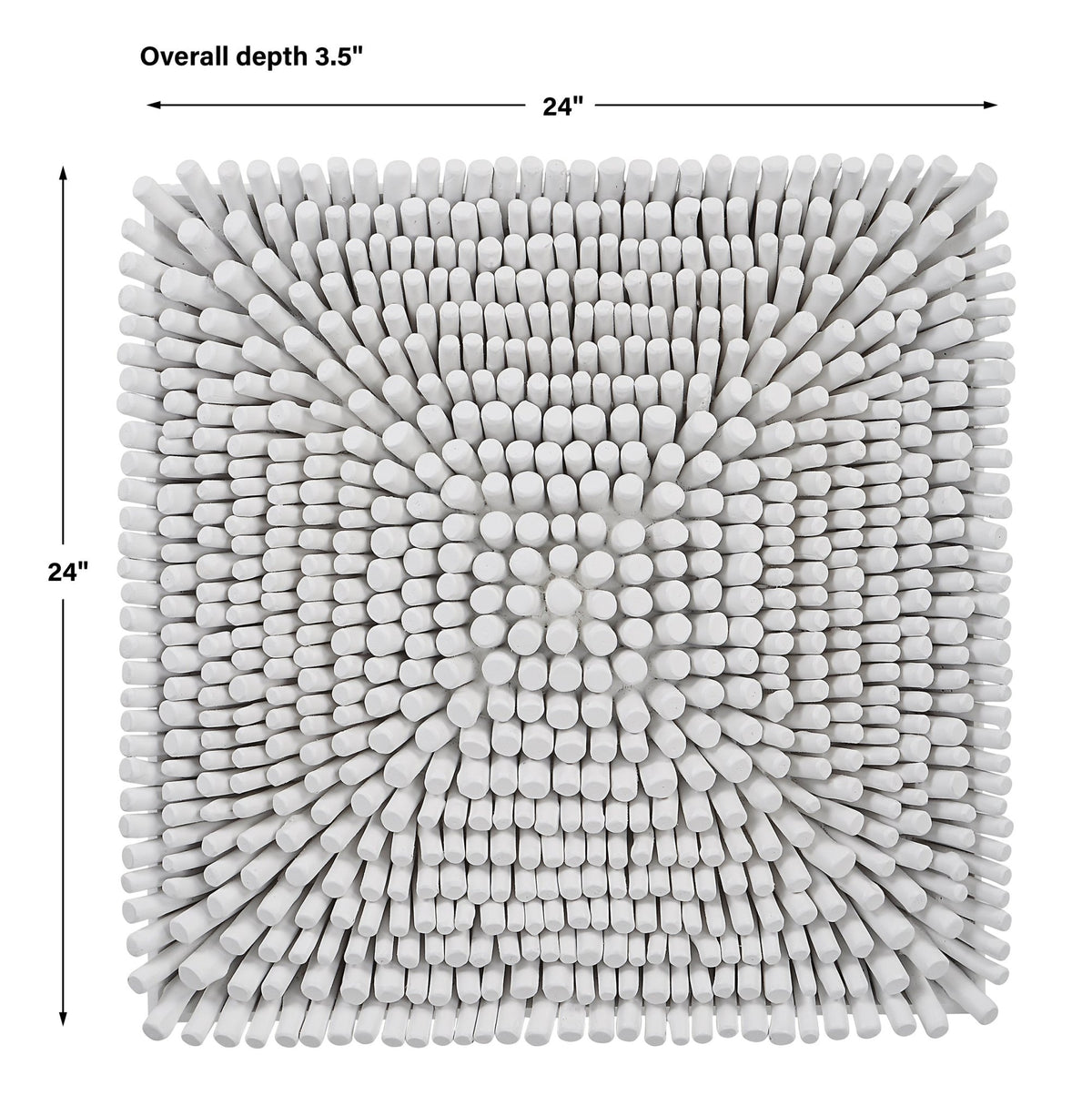 Portside Wood Wall Panel, White Wall Decors| Uttermost