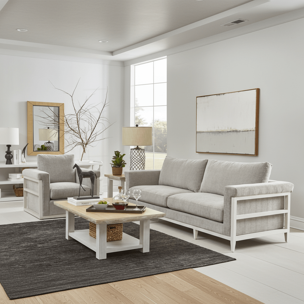 Post Rectangular Cocktail Table Coffee Tables| A.R.T. Furniture