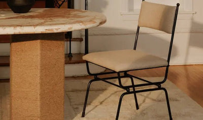 Posta Dining Chair Beige - Al Rugaib Furniture