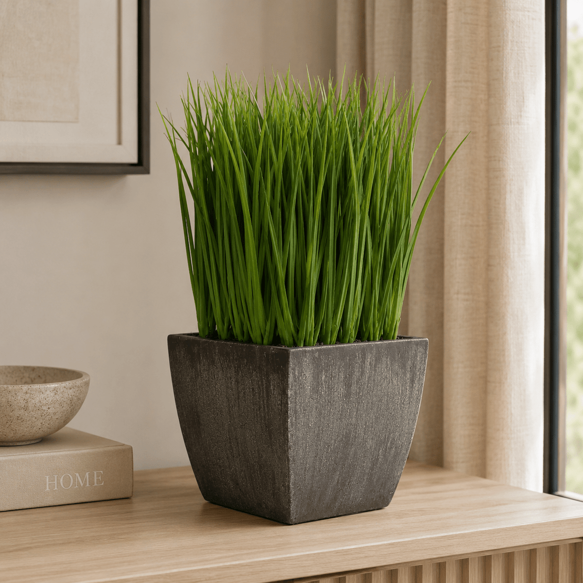 Potted Artificial River Grass Plants 33CM Plants| Roots Furniture