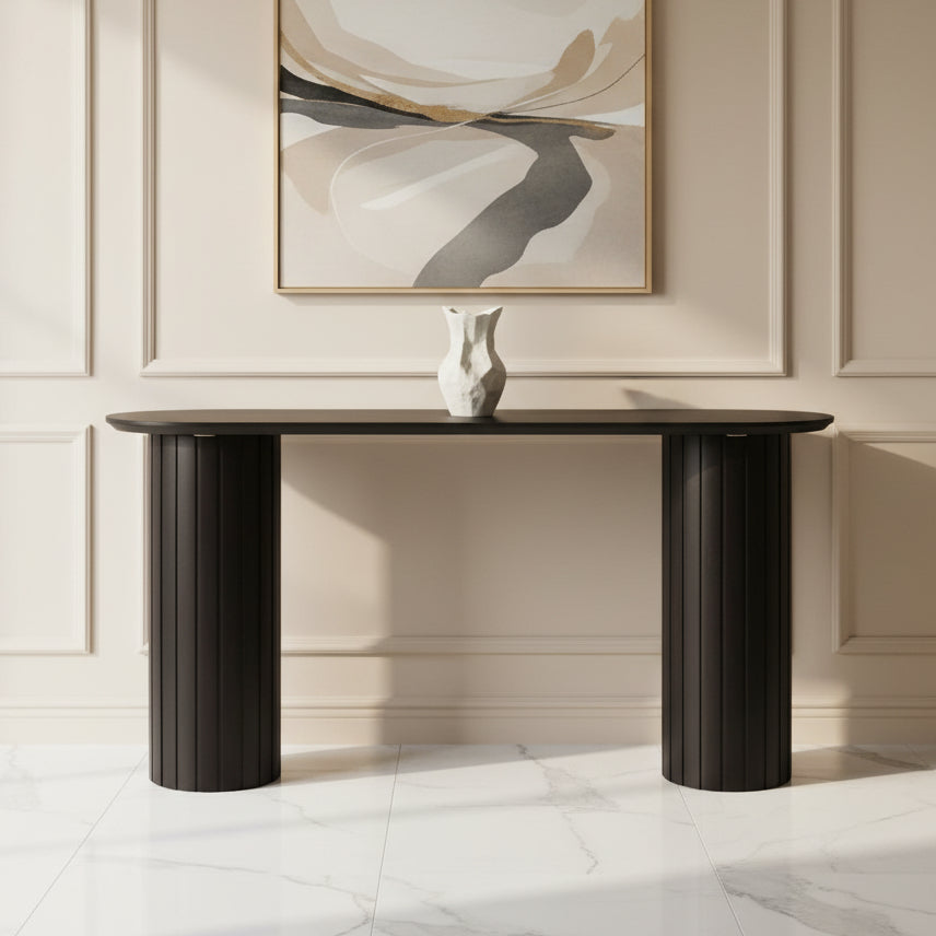 Povera Console Table Black Consoles & Sideboards| Moe's Home