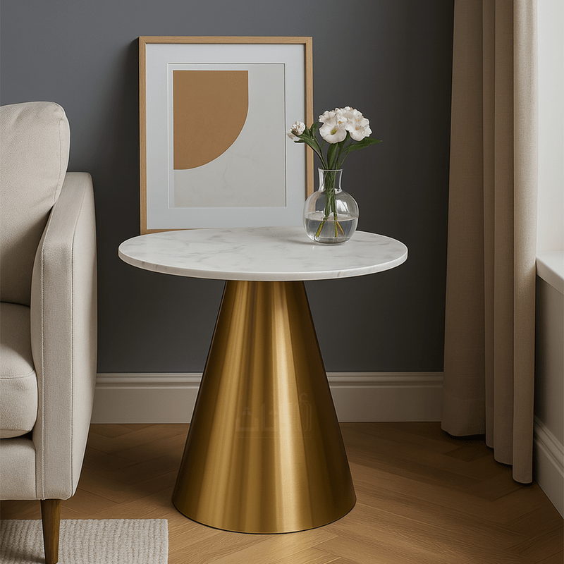 Premium Ceramic Coffee & Side Table Set – Golden Touch - Al Rugaib Furniture