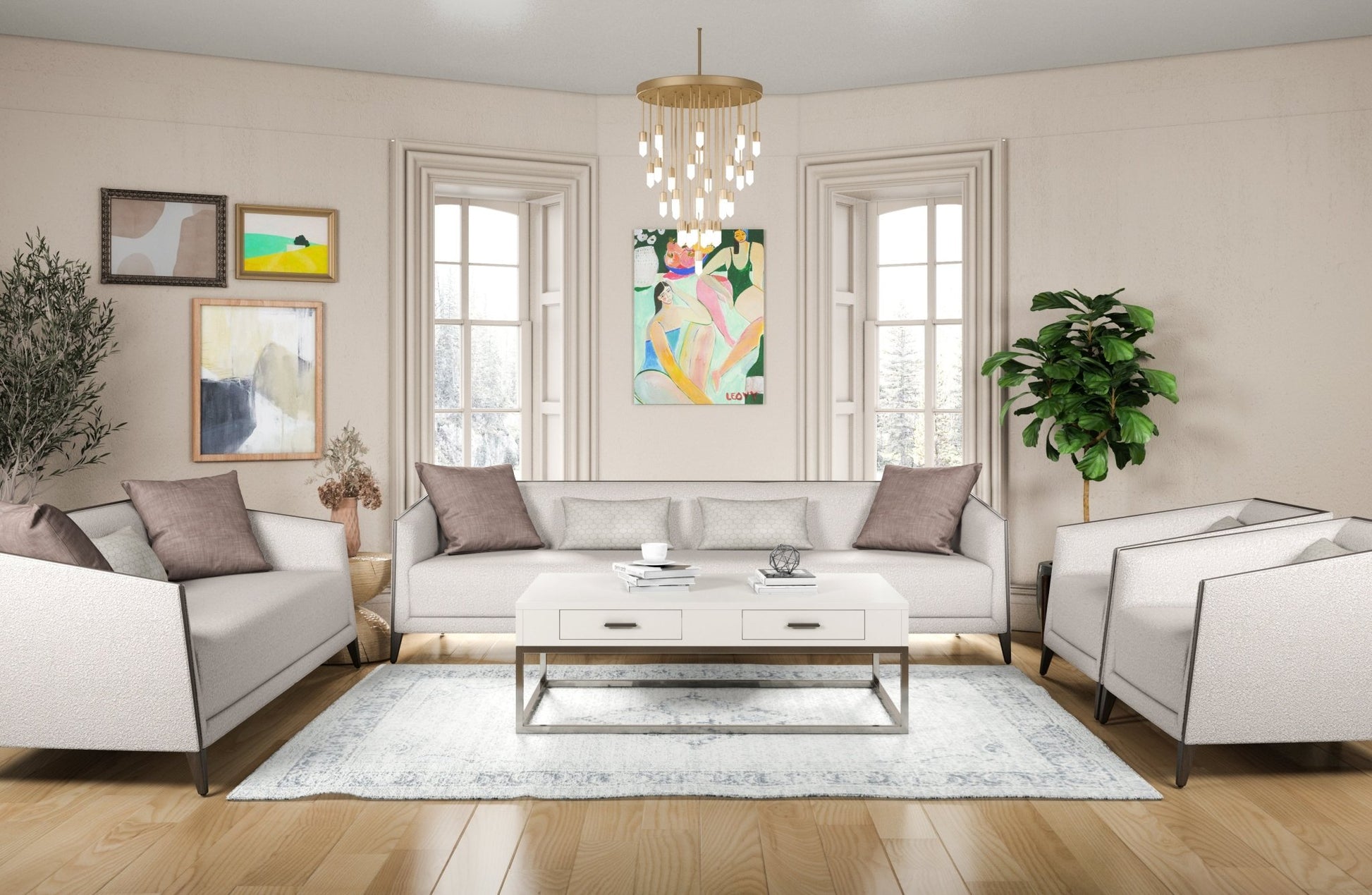 Prestige Cream 4 Seater Sofa XL Sofas| Roots Furniture