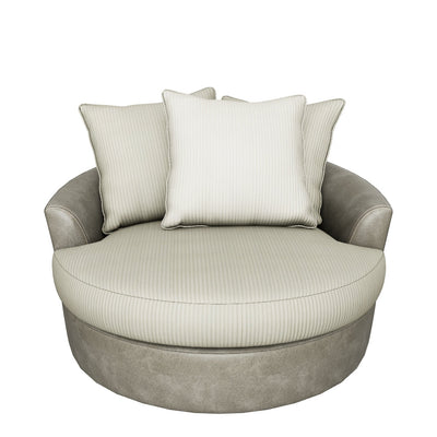Keskin Oversized Swivel Accent Chair