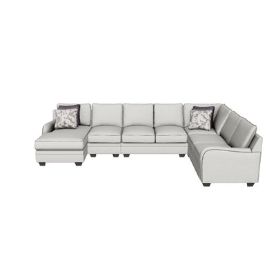 Dellara 5-Piece Sectional with Chaise