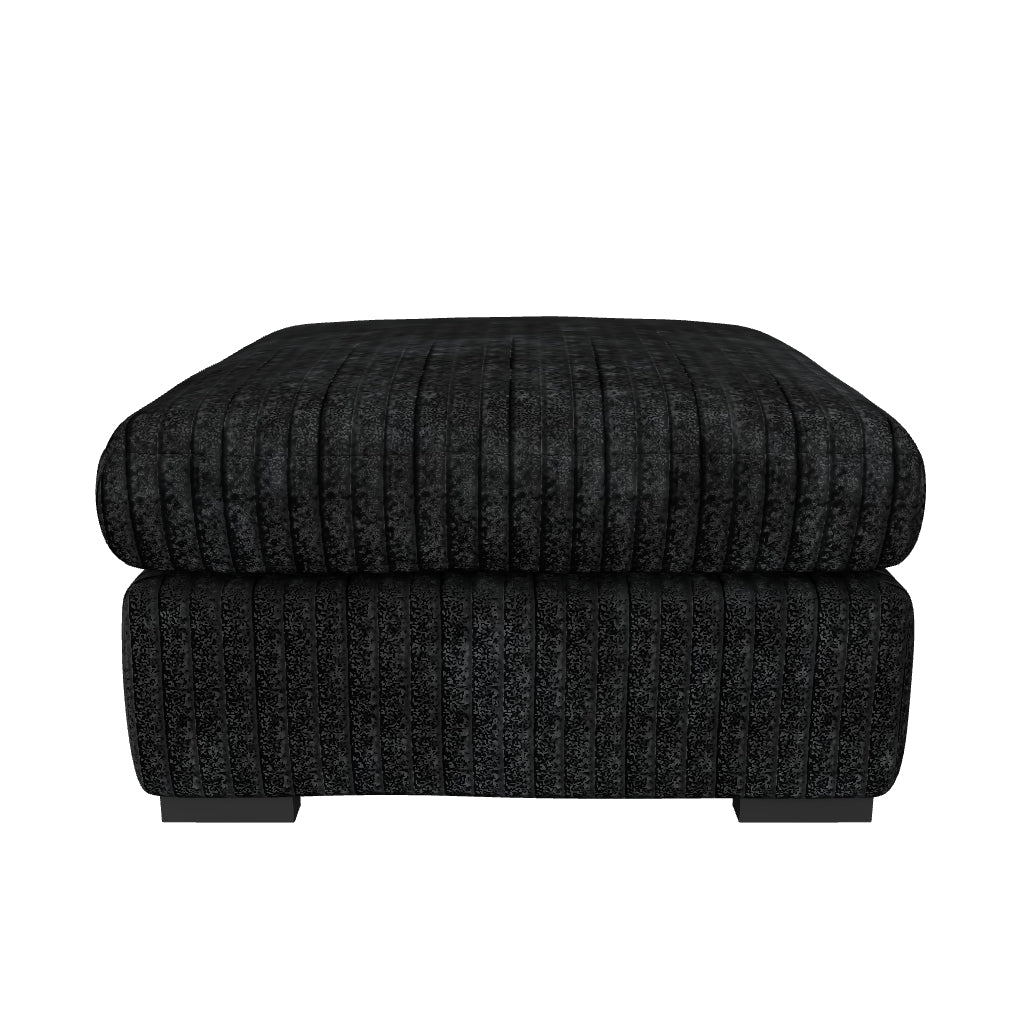 Midnight-Madness Oversized Accent Ottoman
