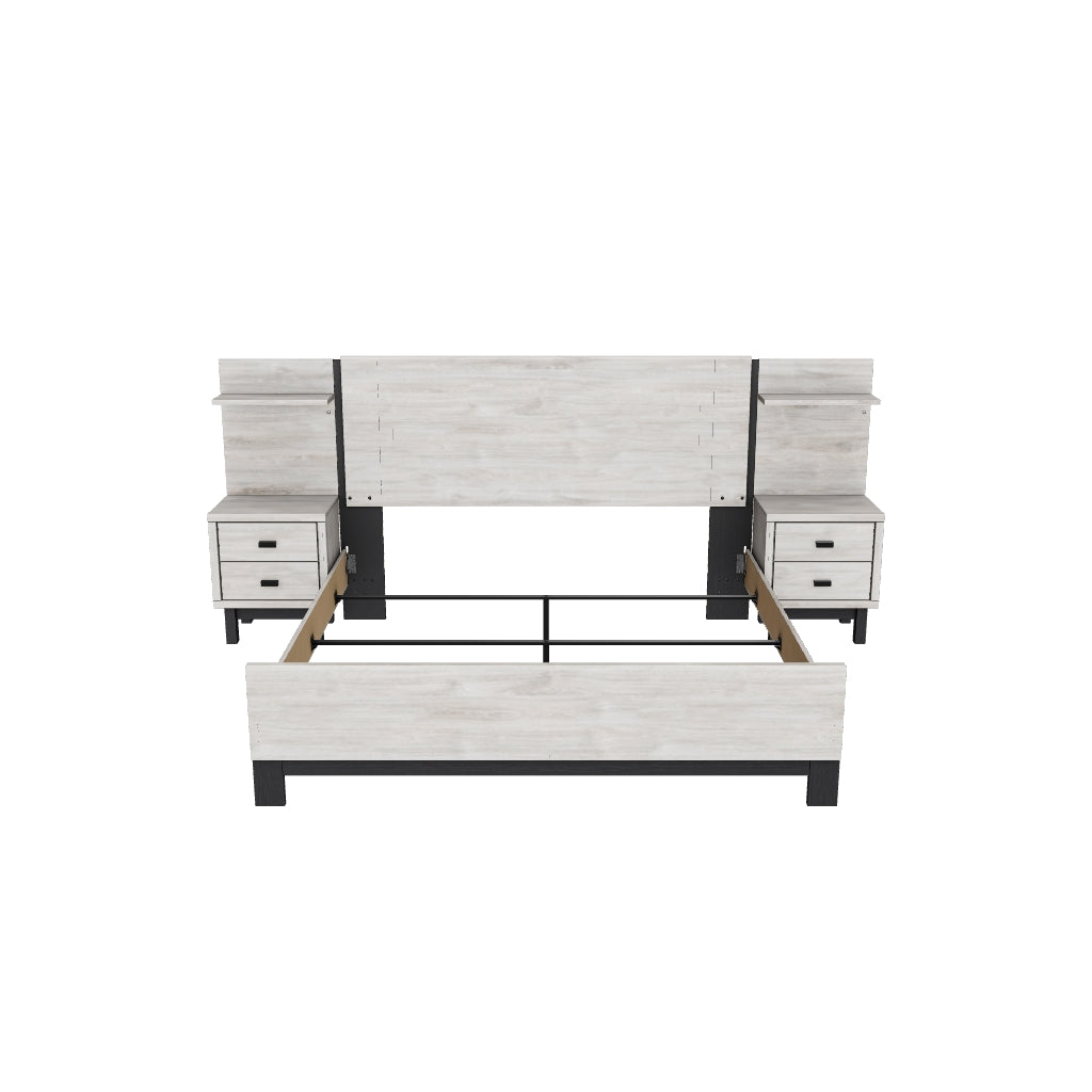 Vessalli King Panel Bed with Extensions