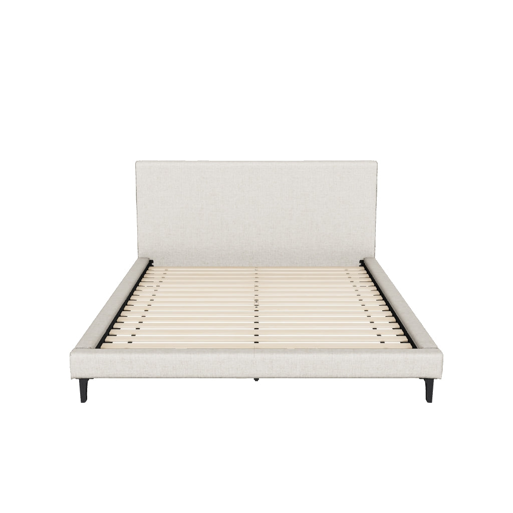 Cielden King Upholstered Bed with Roll Slats