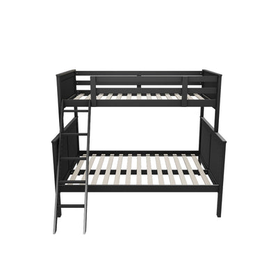 سرير بطابقين نيكستونفورت بحجم توين فوق حجم مزدوج