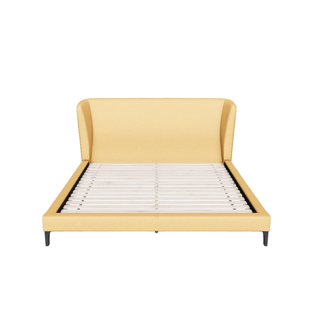 Maloken King Upholstered Bed with Roll Slats