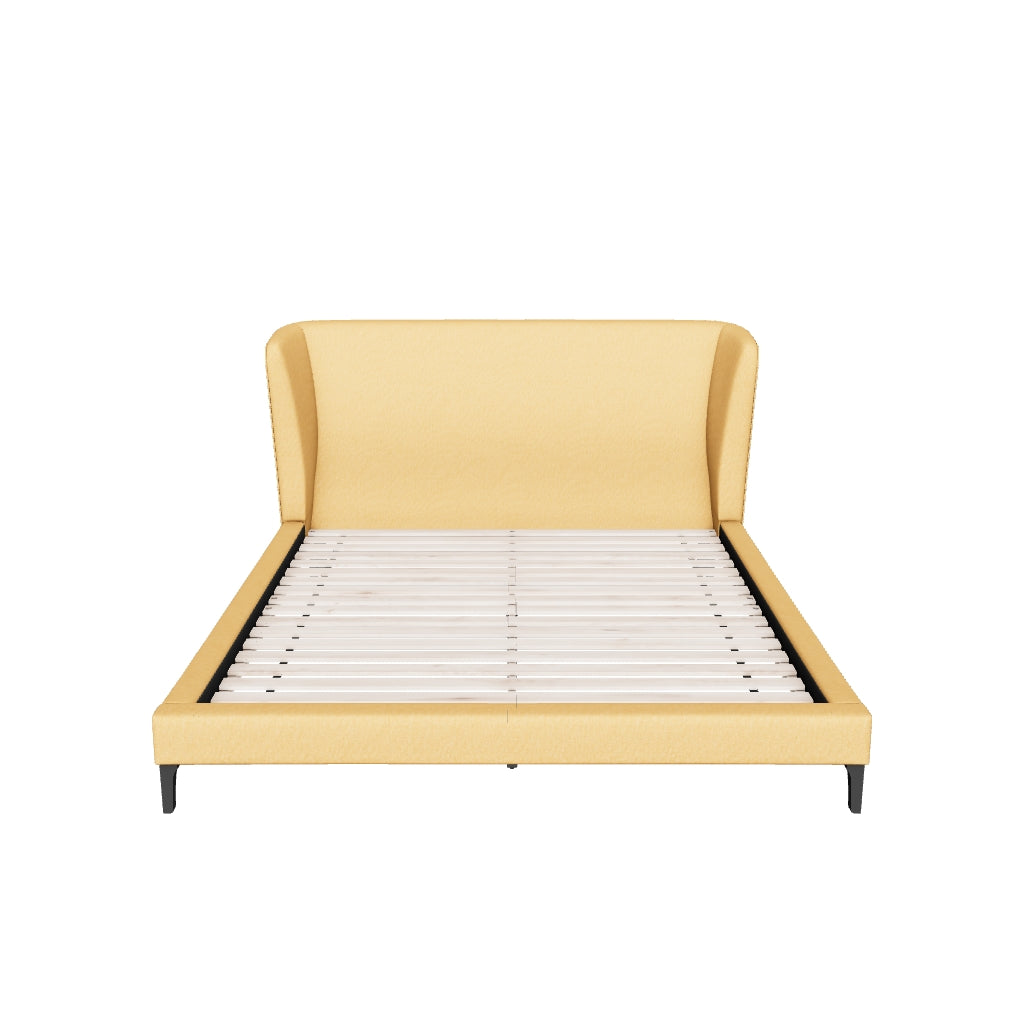 Maloken California King Upholstered Bed with Roll Slats