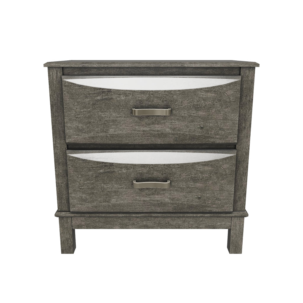TWO DRAWER NIGHT STAND