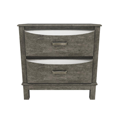 TWO DRAWER NIGHT STAND