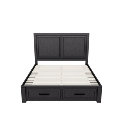 Foyland King Panel Storage Bed