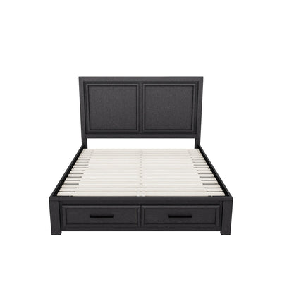 Foyland California King Panel Storage Bed