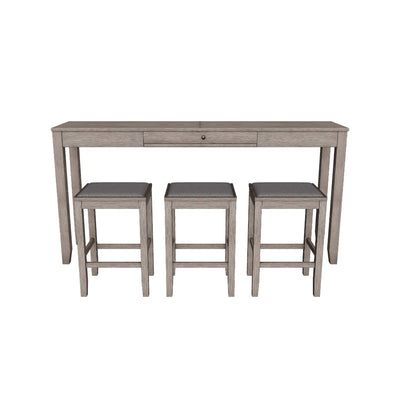 Caitbrook Counter Height Dining Table and Bar Stools (Set of 3)