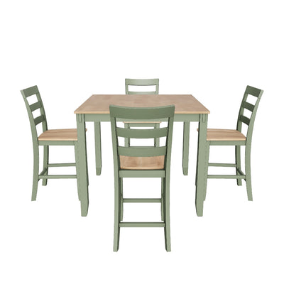 Gesthaven Counter Height Dining Table and 4 Barstools (Set of 5)