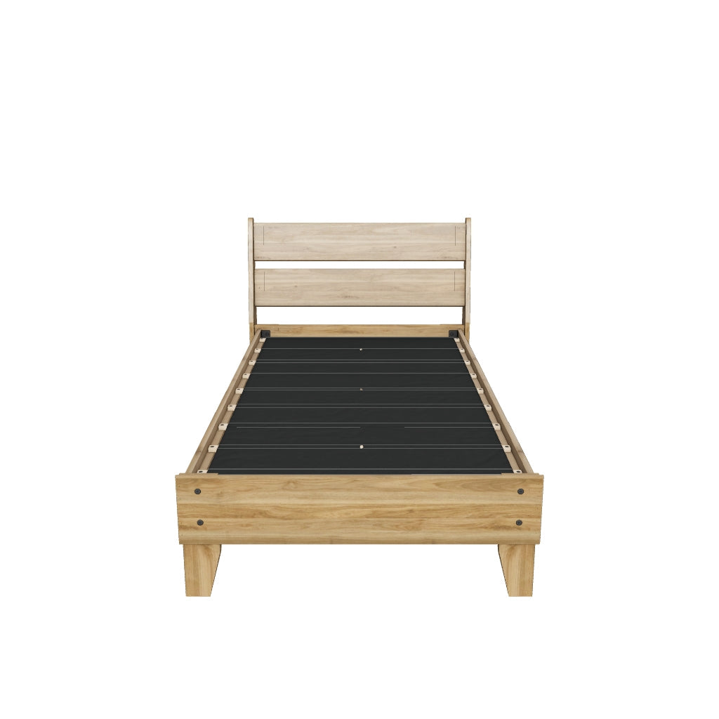 Deanlow Twin Platform Panel Bed