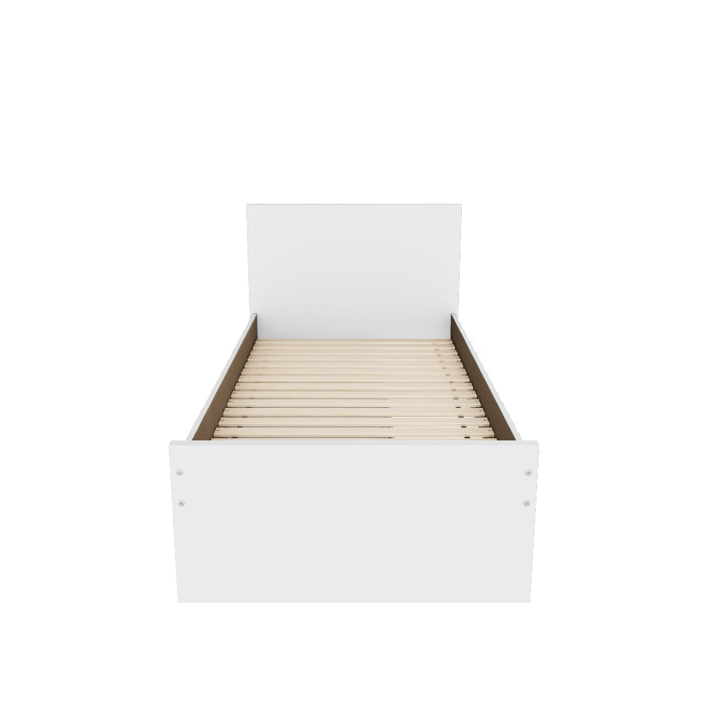 Onita Twin Panel Platform Bed with 1 Side Storage