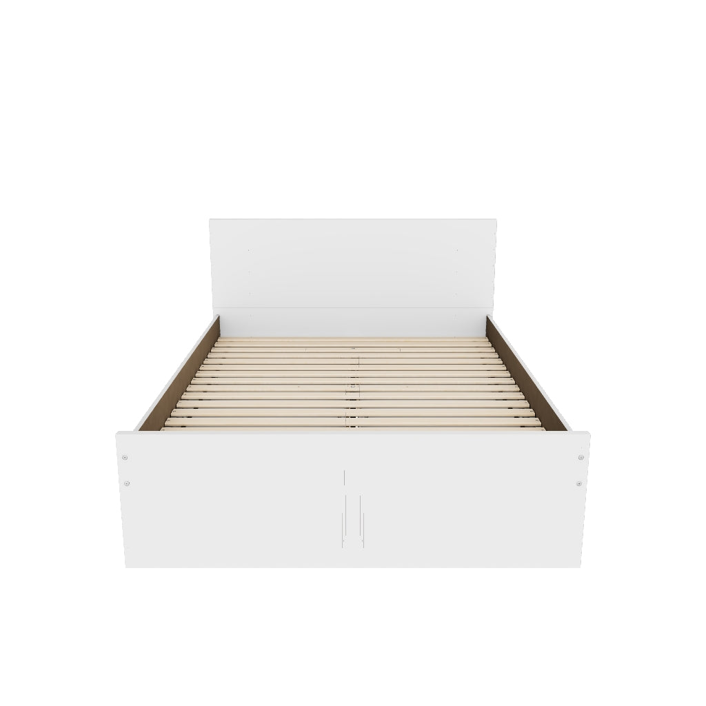Onita Queen Panel Platform Bed with 2 Side Storage
