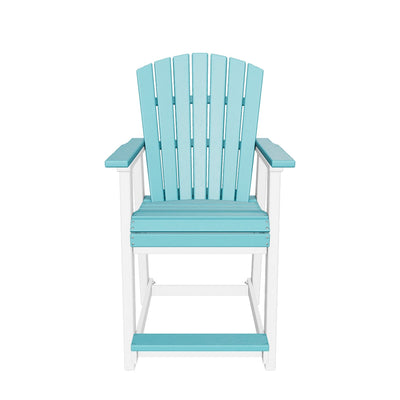 Eisely Outdoor Counter Height Bar Stool (Set of 2)