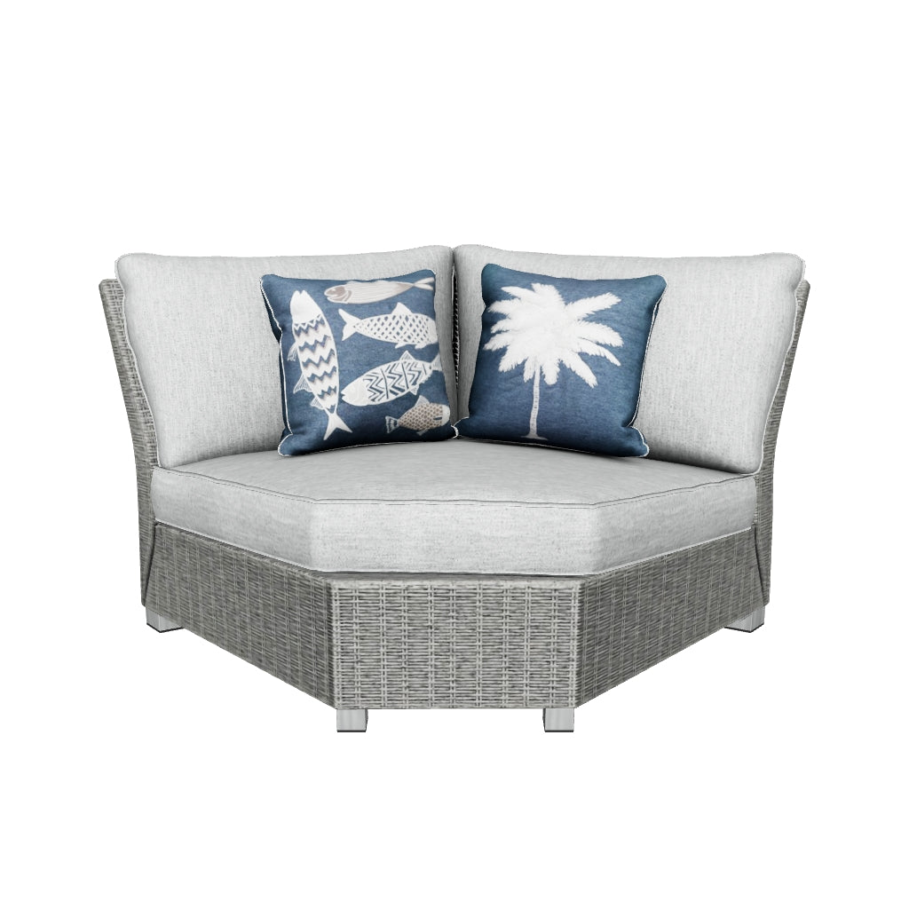 Curved Corner Chair w/Cushion
