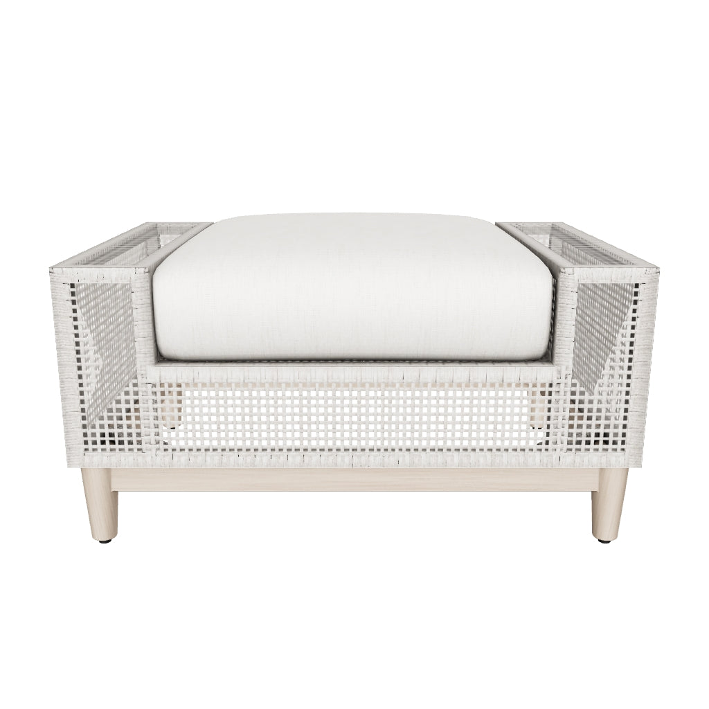 Seton Creek Outdoor Ottoman with Cushion