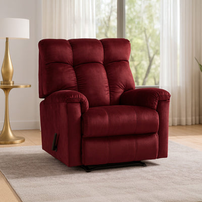 Prime Comfort | Velvet Classic Recliner Chair - Al Rugaib Furniture