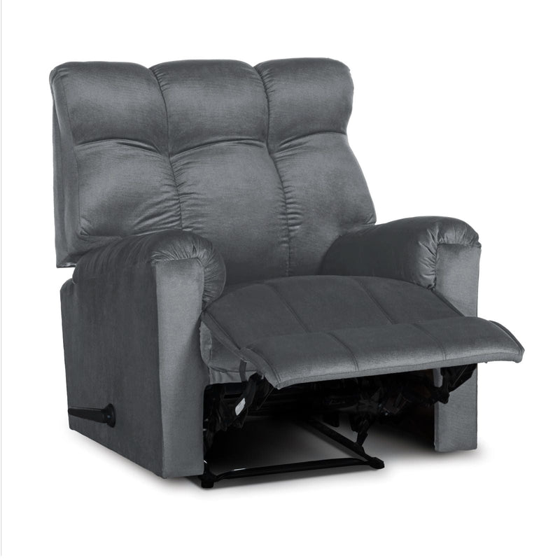 Prime Comfort | Velvet Rocking Recliner Chair - Al Rugaib Furniture