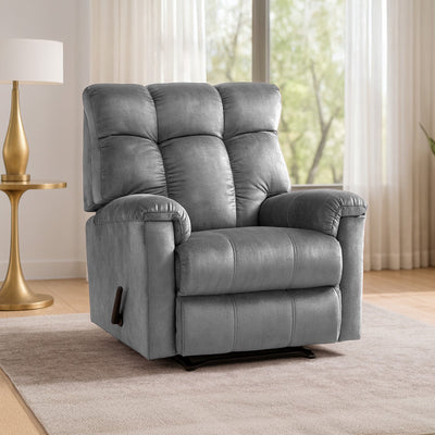 Prime Comfort | Velvet Rocking Recliner Chair - Al Rugaib Furniture