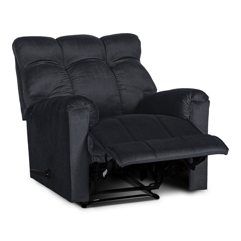 Prime Comfort | Velvet Rocking & Rotating Recliner Chair - Al Rugaib Furniture