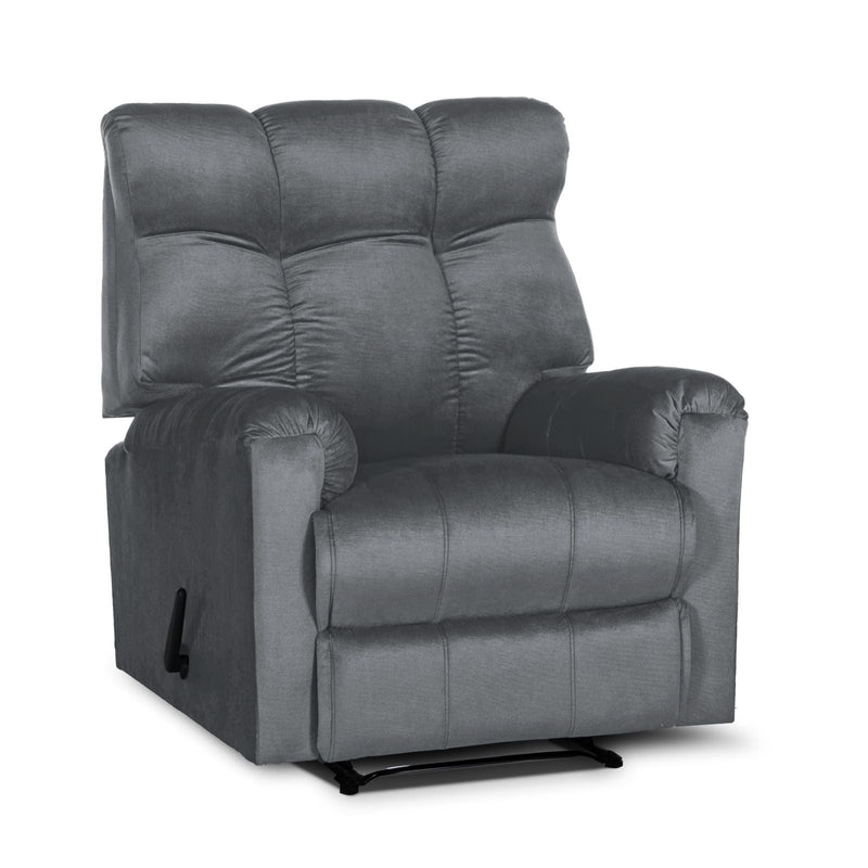 Prime Comfort | Velvet Rocking & Rotating Recliner Chair - Al Rugaib Furniture