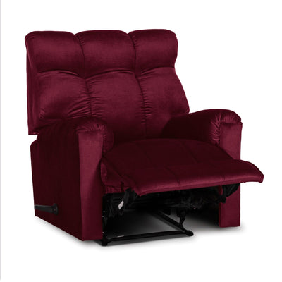 Prime Comfort | Velvet Rocking & Rotating Recliner Chair - Al Rugaib Furniture