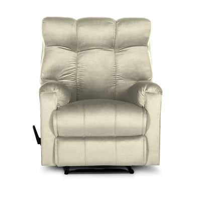 Prime Comfort | Velvet Rocking & Rotating Recliner Chair - Al Rugaib Furniture
