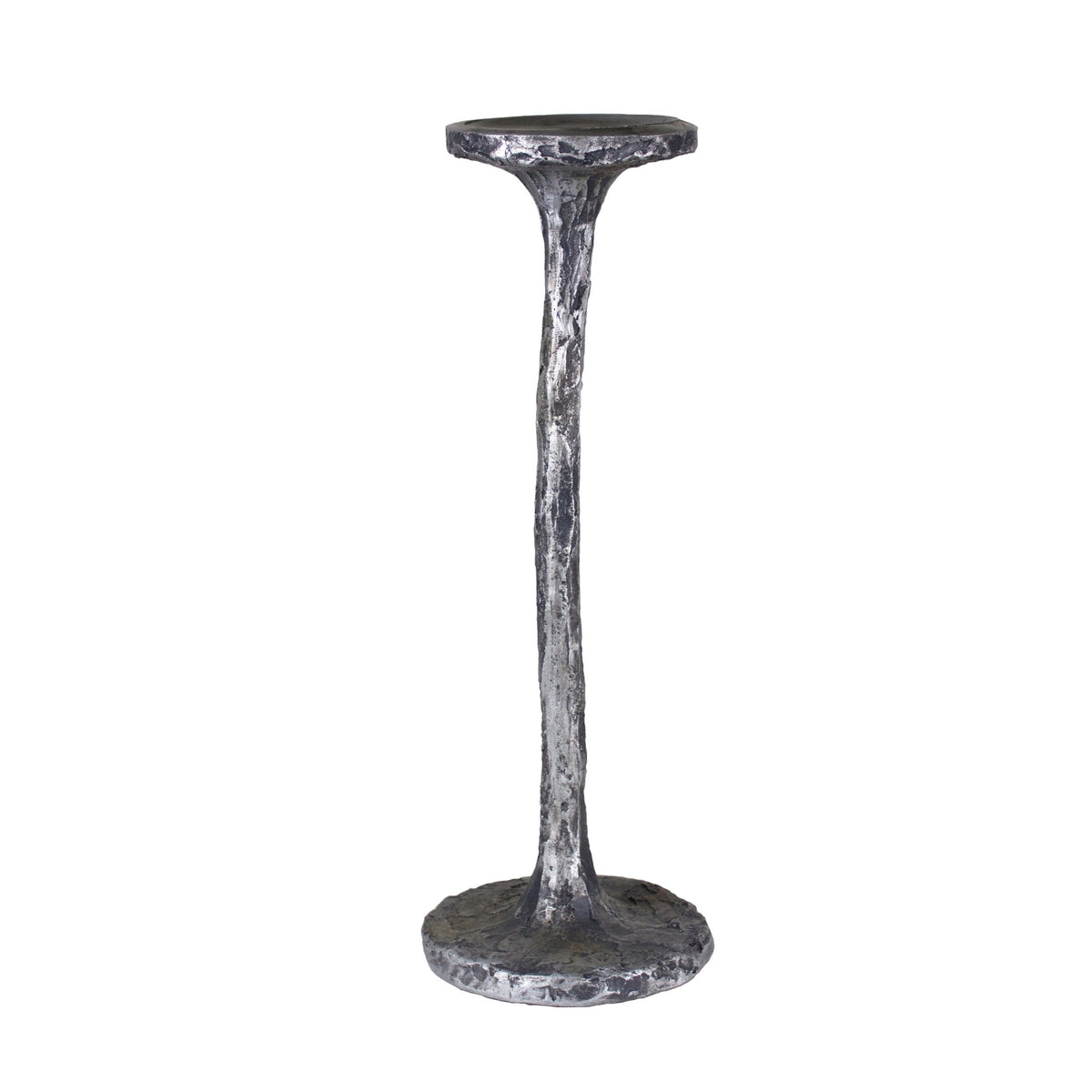 Primitive Candlestick, Silver Candle Holders| Sagebrook Home
