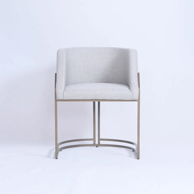 Prism Beige Linen Dining Chair - Al Rugaib Furniture