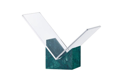 Pristine Book holder with Green marble Base - Al Rugaib Furniture