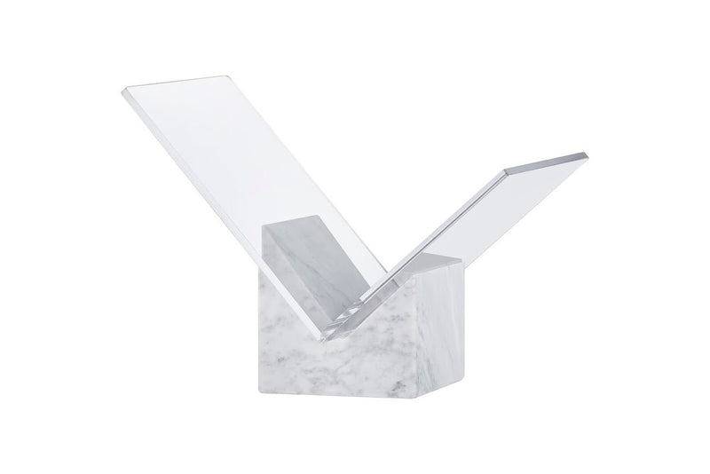 Pristine Book holder with White marble Base - Al Rugaib Furniture