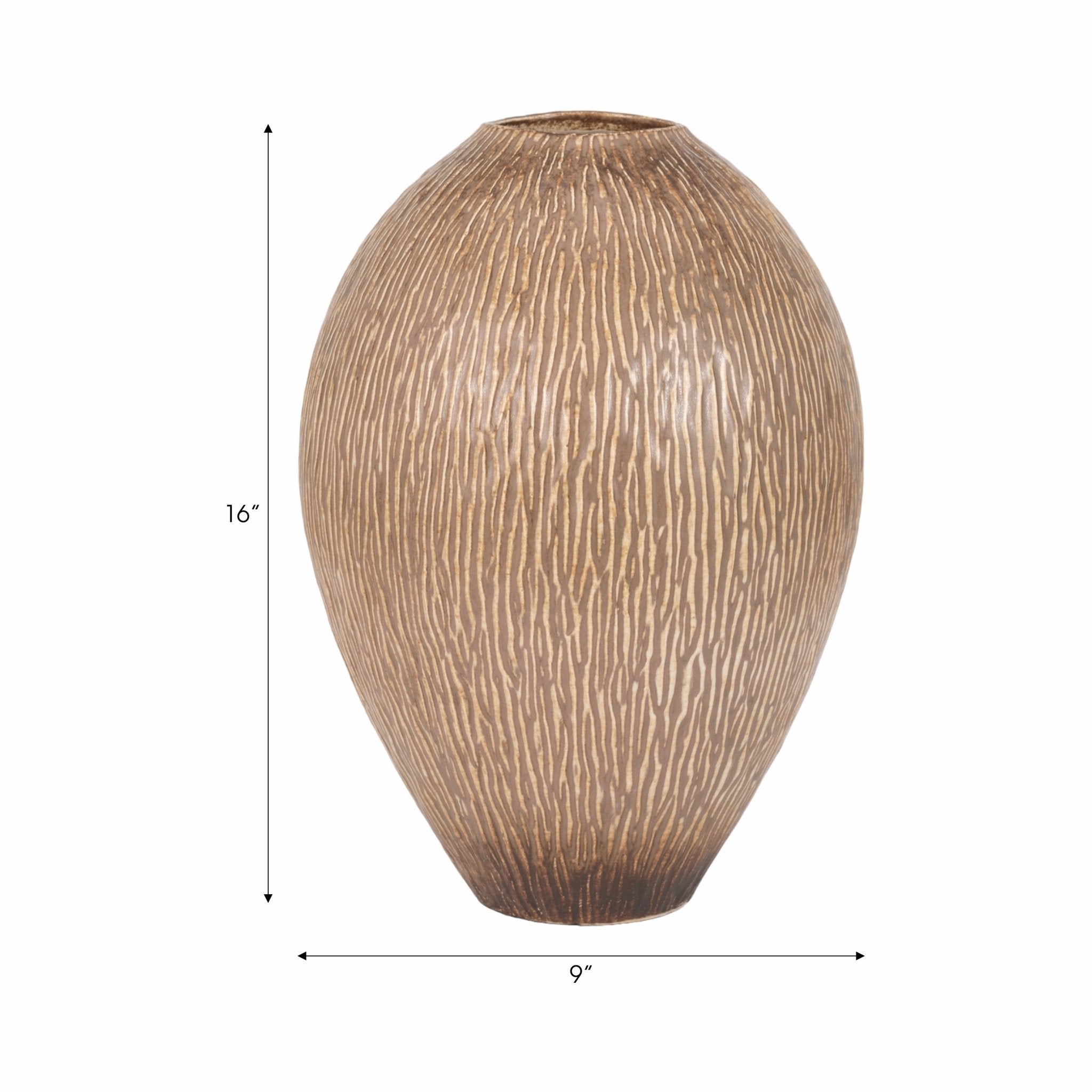 PROCIDA VASE, BROWN Vases and Jars| Sagebrook Home