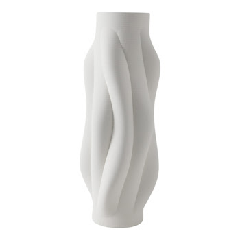 أواني زهور زخرفية من الخزف المطبوع ثلاثي الأبعاد لدرجات الحرارة العالية HIGH TEMPERATURE 3D PRINTING PORCELAIN DECORATIVE VASES