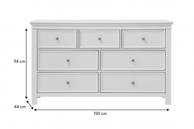Provence White Wood Dresser - Al Rugaib Furniture
