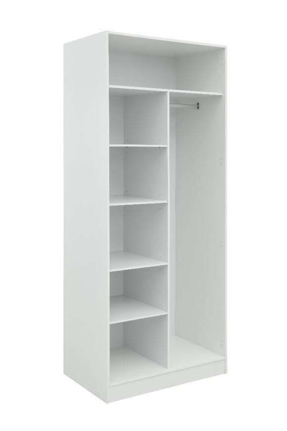 Provence White Wood Wardrobe - Al Rugaib Furniture