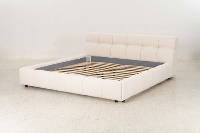 Pure Beige Essence KING BED - Al Rugaib Furniture