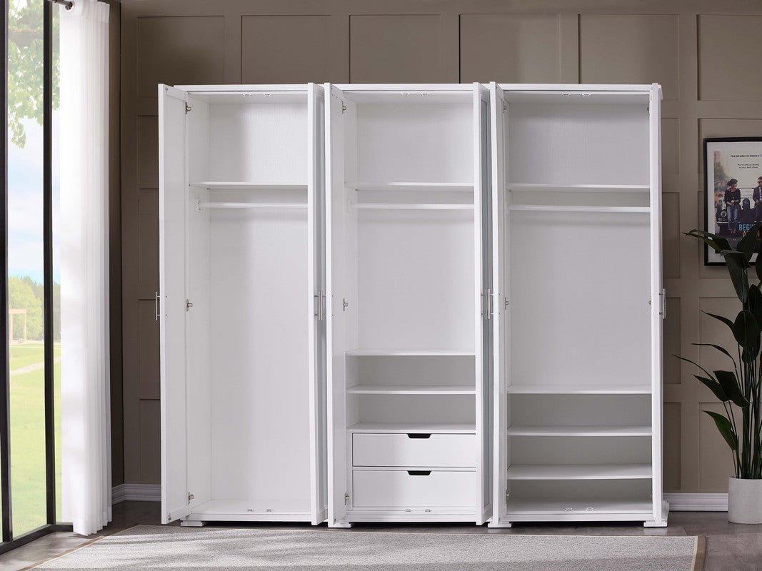 Pure White Wardrobe Wardrobes| Crestview