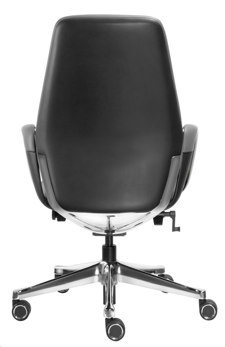 Medium back chair Grey Black