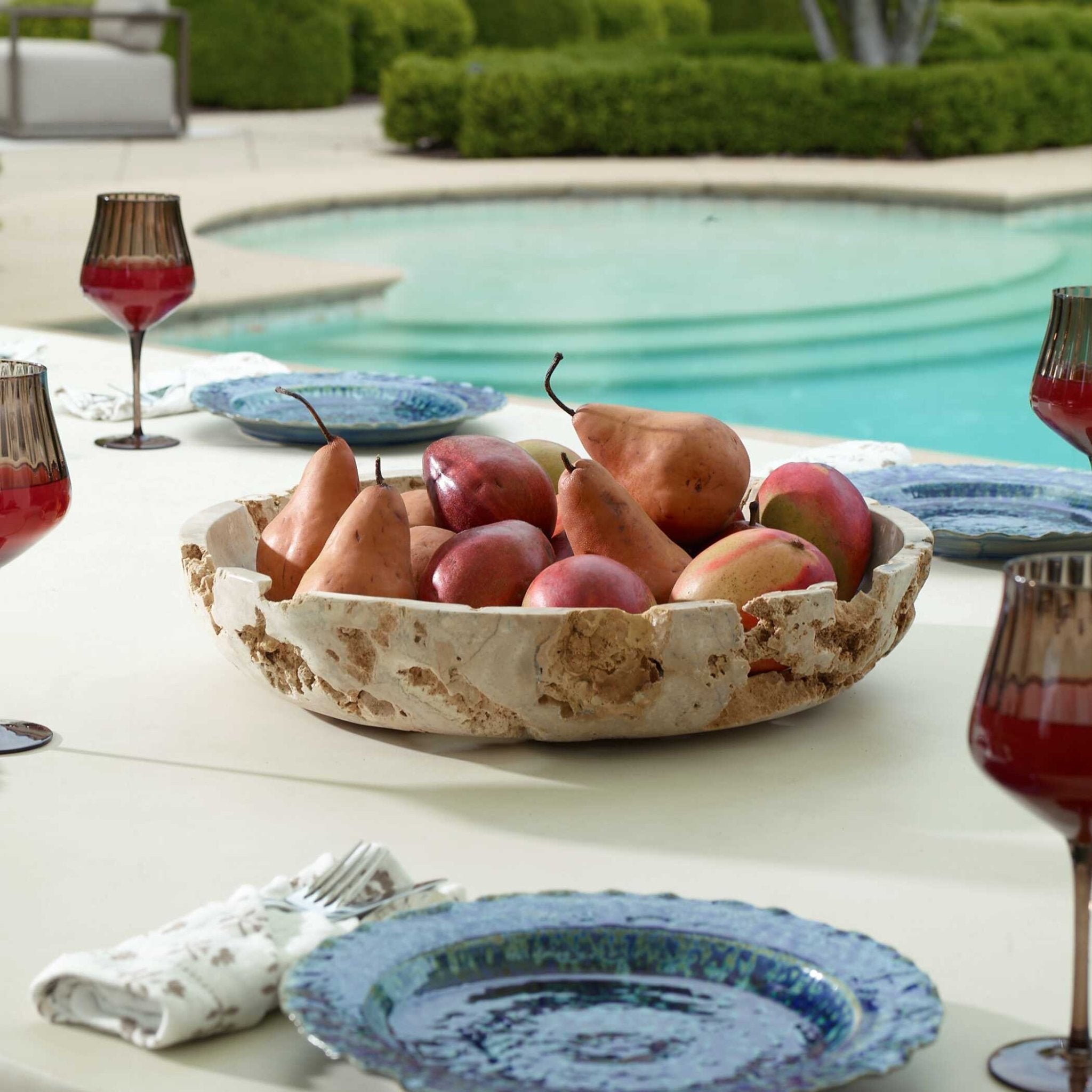 Quarried Stone Indoor-Outdoor Bowl Bowl| Uttermost
