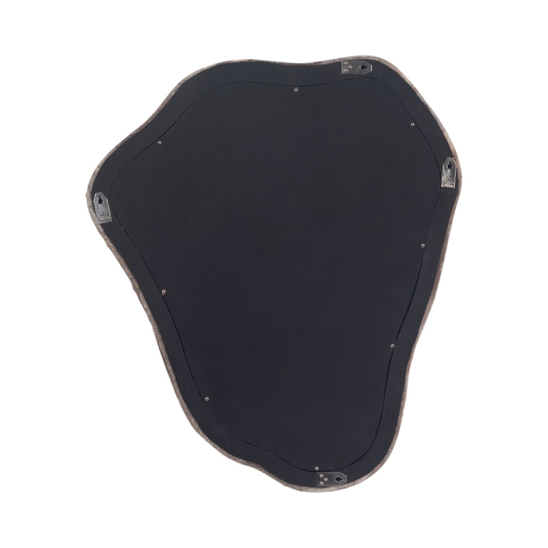 Quartz, 25" Organic Mirror, Ivory - Al Rugaib Furniture