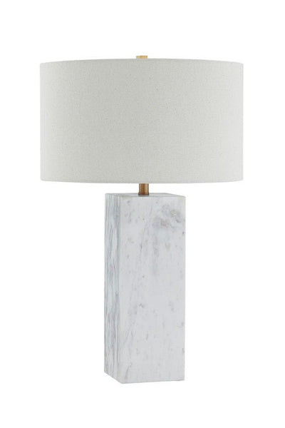 Quartz Grey Marble Table Lamp - Al Rugaib Furniture