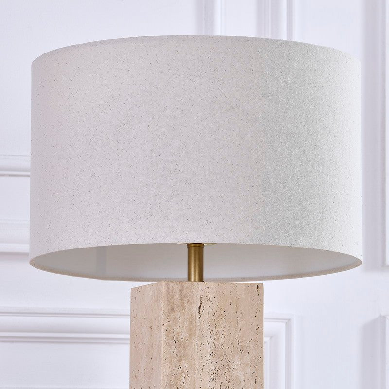 Quartz Travertine Table Lamp - Al Rugaib Furniture