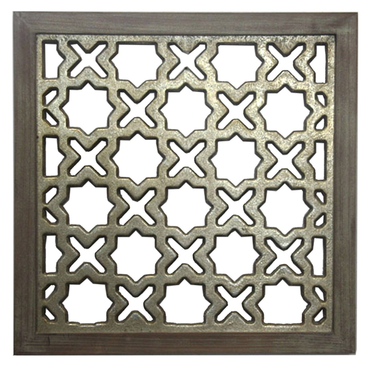 Quatrefoil Wall Panel, Gold Wall Decors| Sagebrook Home